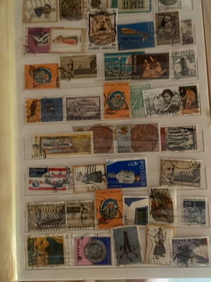 Greek stamps collection