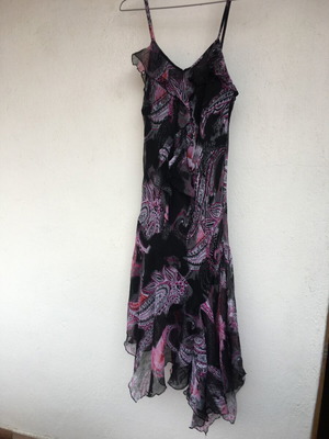 Vintage Y2K whimsical fairy dress M like new black pink