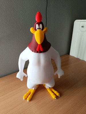 Foghorn Leghorn προϊόν τρισδιάστατης εκτύπωσης PLA