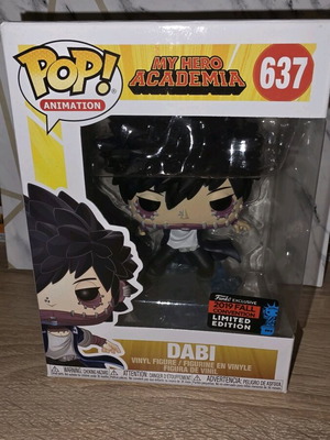 Funko Pop My Hero Academia Dabi 637 like new, 2019 fall convention exclusive