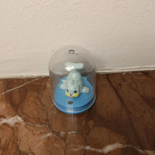 Pokémon figures used, set of 5, height 4.5 cm