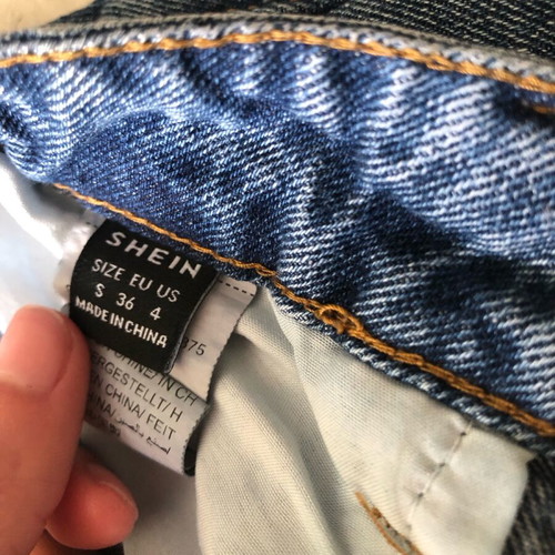 Shein women's jeans size S new, blue