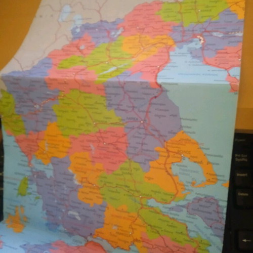 Collection of 14 used maps