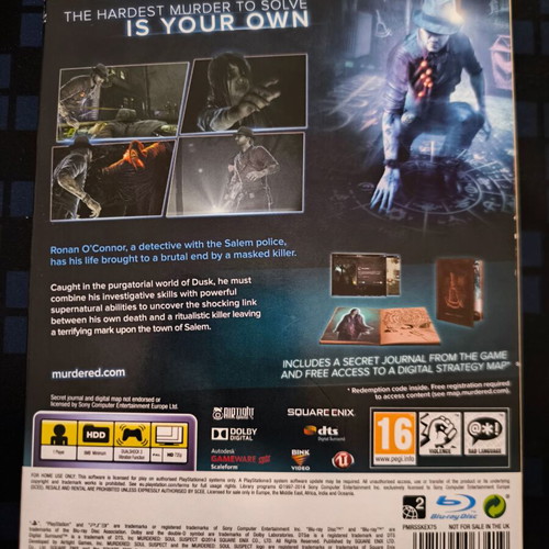 Murdered Soul Suspect Limited Edition PS3 game like new
