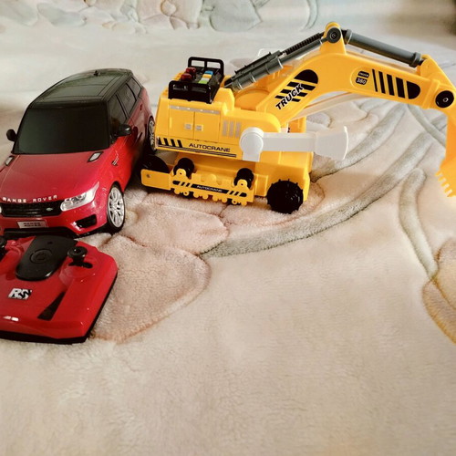 Children's toys used with remote control car and small vehicles
