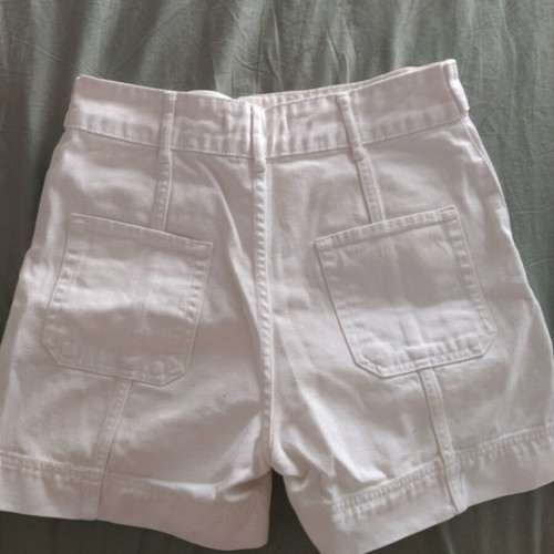 White denim Zara shorts new, size 36