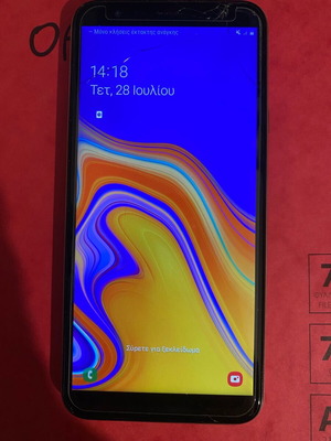 Samsung Galaxy J4+ μεταχειρισμένο με σπάσιμο στην κάμερα, 32GB, 2GB RAM, χρυσαφί