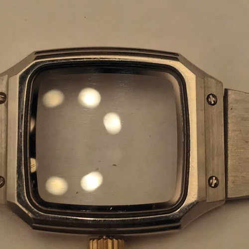 Citizen women's watch like new, analog and digital, yellow and silver