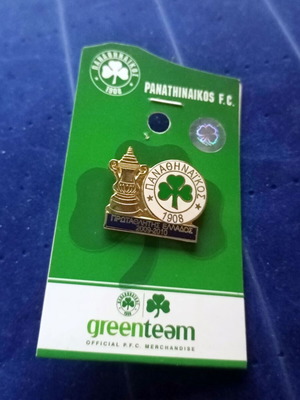 Panathinaikos Collectible Pin Champion of Greece 2009-2010