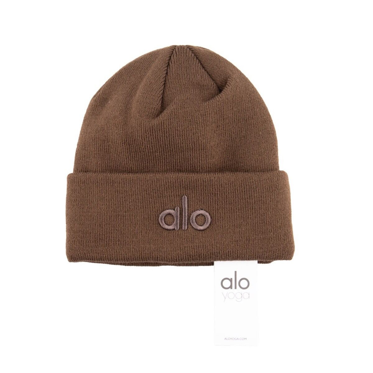 ALO Brown quick-drying Cap Variety of RL Cap collection & Streetwears | ALO Yoga White  main image 2