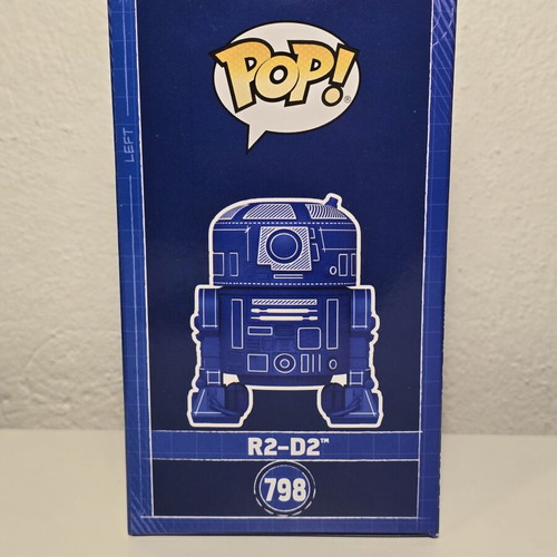 Funko POP! Star Wars R2-D2 Blueprint #798 like new