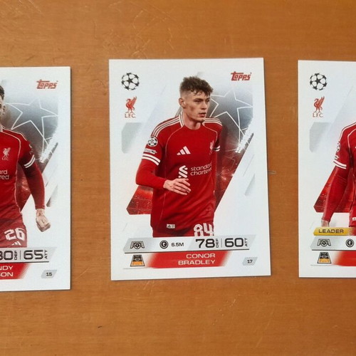 Liverpool Topps Card Match Ataxx 2025-2026 set of 3 cards new