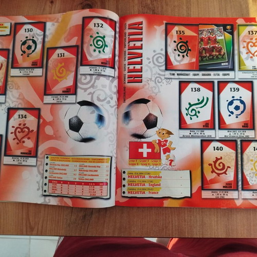 Euro 2004 Sticker Album used