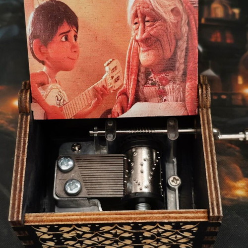 Wooden music box Coco Remember Me like new