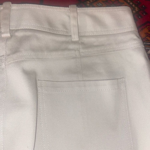 Burberry pencil skirt like new, denim fabric, beige, UK size 8