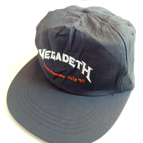 Megadeth Metal Hammer Black Trucker Hat New