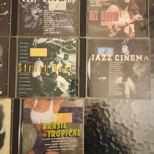 Jazz & Tzaz CDs used, collection of 58 pieces