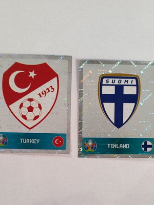 Αυτοκόλλητα Panini Tournament Edition UEFA EURO 2020 σαν καινούργια, σετ 39