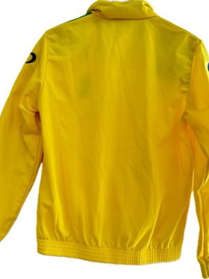 Virtus Mandrio sports jersey jacket XS kids yellow green