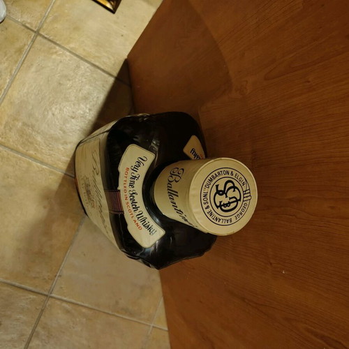 Ballantine's inflatable promotional bottle 1960s like new