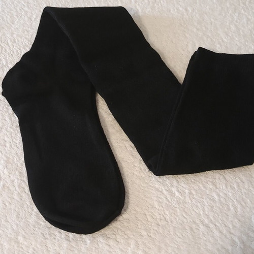 Women's black over-the-knee socks, one size, new