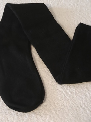 Women's black over-the-knee socks, one size, new