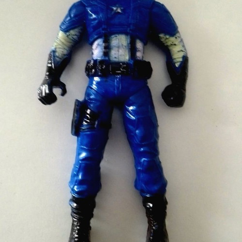 Captain America figure used, large, about 15.5 cm