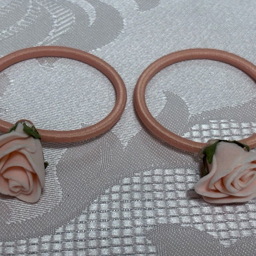 Two hair ties together made to order