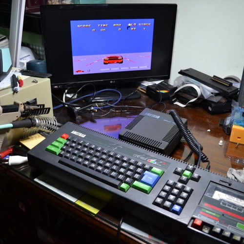 Amstrad CPC 464 Spanish used with two games