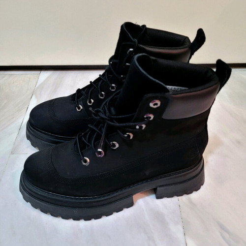 Timberland Sky Lace leather boots new, black