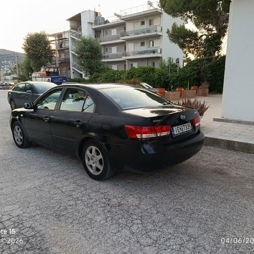 Hyundai Sonata 2.4L 2006 used, manual, blue sedan