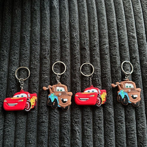 Keychains new, pack of 190, black and multicolored