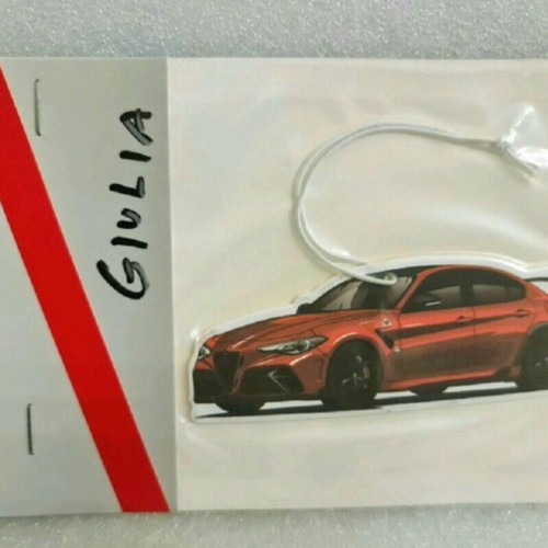 Alfa Romeo car air freshener new with models 147-156-159-Mito-Giulia