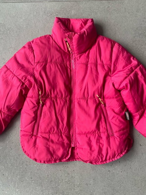 H&M girls jacket 4-5 years 110 cm like new, red pink