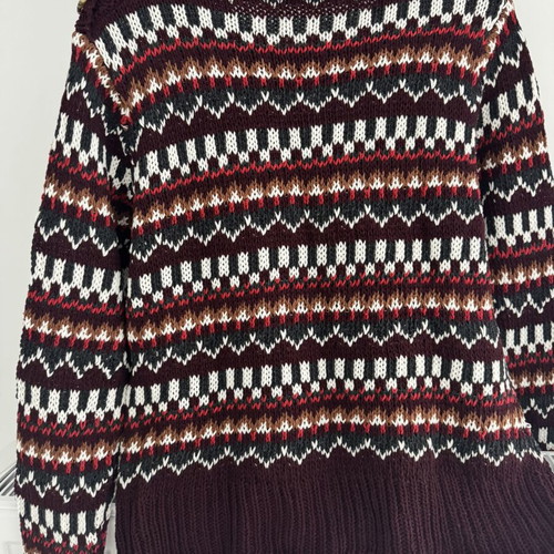 Bianco Lucci oversized knit sweater one size like new