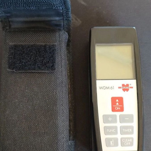 Wurth WDM61 Laser Distance Meter like new, 60m range with case