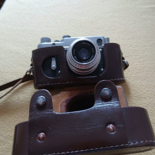 Rangefinder camera 1958 with Industar 50 lens, 50mm f3.5, USSR