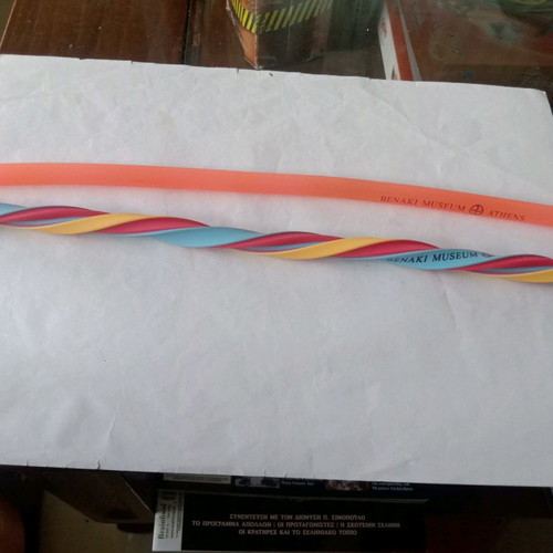 Benaki Museum erasers unique shaped, elastic, 32 cm