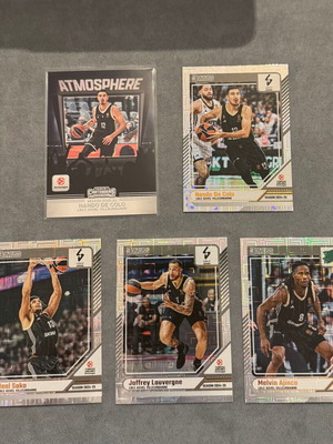 Panini EuroLeague Basketball ASVEL lot of 5 cards