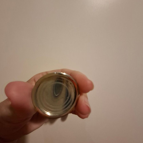 Folli Follie round metal pendant like new, silver color