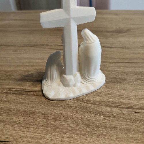 Handmade religious composition The Crucifixion of the Lord new