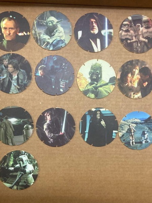 Τάπες POG Slammer Milk Cap 20 Τάπες Tazos Walkers 1996 Star Wars μεταχειρισμένες