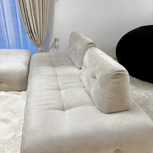 Modular sofa boucle fabric 2x2m luxury…