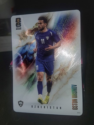 Oston Urunov Panini World Cup 2026 Kayou Colour Blast sticker card like new