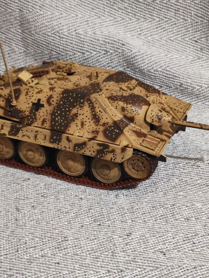 Jagdpanzer 38 Hetzer plastic tank model used, 21st Century Toys