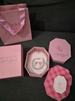 Ariana Grande x Swarovski Capsule Collection jewelry set, like new, silver
