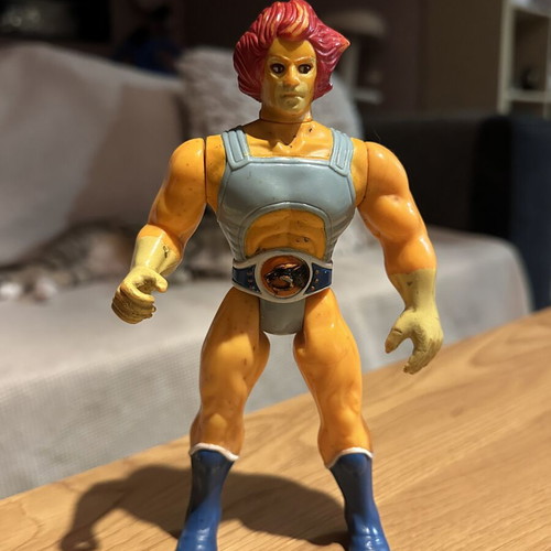 Vintage ThunderCats Lion-O action figure used, LJN Toys 1985