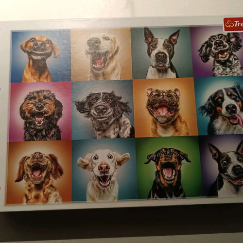 Trefl Puzzle 1000 pieces like new with dog theme