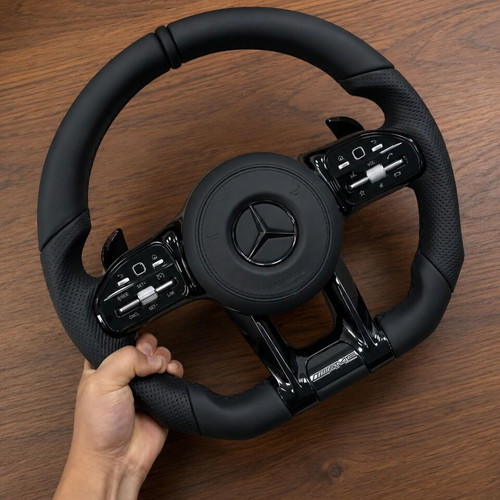 AMG Mercedes W176 W246 C117 X117 X156 steering wheel with airbag, new