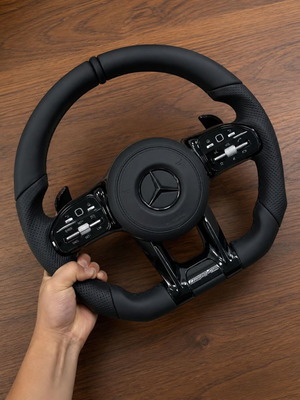 AMG Mercedes W176 W246 C117 X117 X156 steering wheel with airbag, new